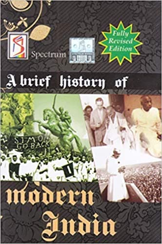 Karnataka PSI Best Books List 2025 A Brief History of Modern India by Spectrum psi book Karnataka PSI best books list