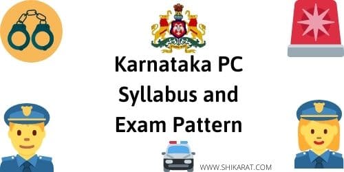 Karnataka Police Constable syllabus