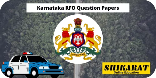 Karnataka RFO Question Papers