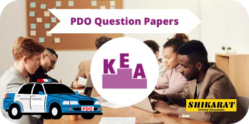 PDO Question Papers with key Answer PDF Download