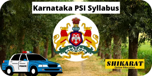 Karnataka State Police PSI Syllabus