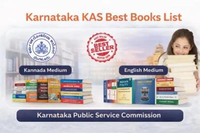 Karnataka KAS best books list for Kannada and English medium students preparing for KPSC exam