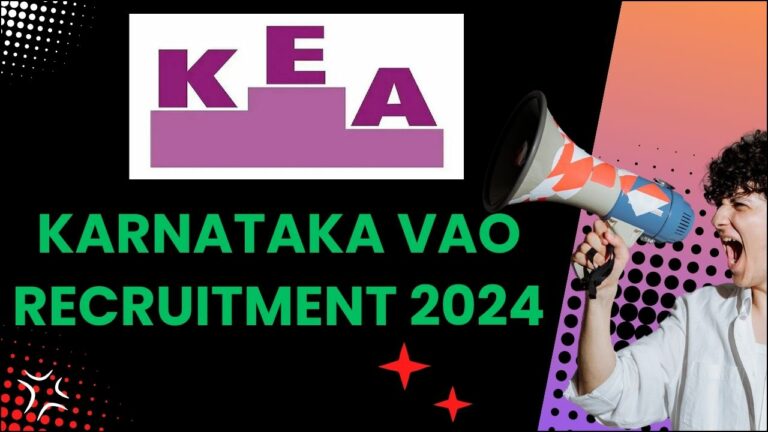 Karnataka VAO Recruitment 2024