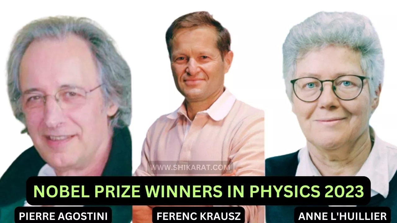 Nobel Prize winners in Physics 2023